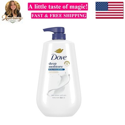 Dove Body Wash Deep Moisture for 24hr Lotion-Soft Skin Moisture Moisturizing ...