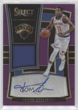 2017 Panini Select Rookie Jersey Purple 22/99 Frank Ntilikina #RJA-FNT Auto 5xx