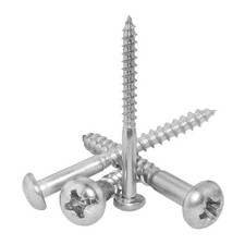 3mm 3.5mm 4mm 5mm 5.5mm POZI PAN HEAD WOOD SCREWS A2 STAINLESS STEEL DIN 7996-Z