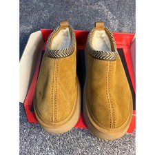 Koolaburra by UGG Burree Chestnut Suede Platform Slippers 1159750 Womens 9