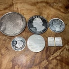Lot of Assorted Fine .999 Silver 1g Fractional Rounds  (32 .7 Grams  Total) #669