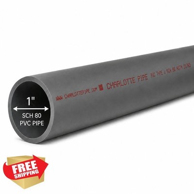 1'' Sch 80 PVC Pipe 18'' Length