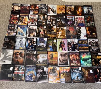 LARGE NEW & SEALED DVD LOT 54 DVDS! Comedy Action Drama TV More