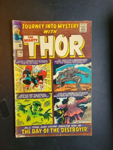 JOURNEY INTO MYSTERY #119 1ST WARRIORS THREE HOGUN FANDRAL VOSTAGG 1965 - Picture 1 of 4