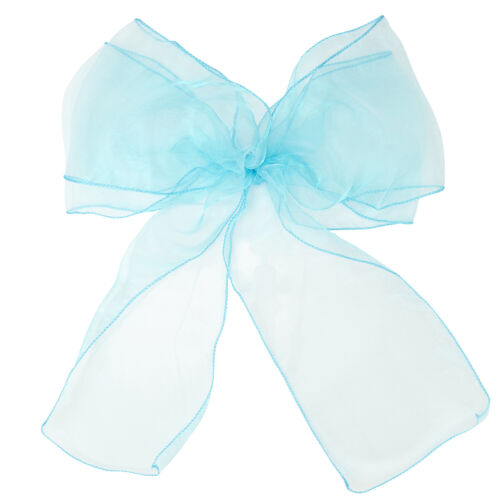 Silla de organza de boda fajas ancho lazo completo para decoración de fiesta 1x-100x - Imagen 3 de 391