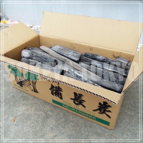 Kishu Binchotan high-grade charcoal produced ubame oak 15kg φ40~70 L200~500 yaki