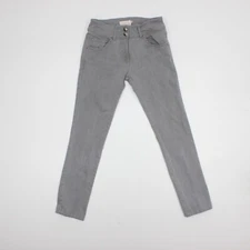 Valentino Roma Jeans Skinny Leg Gray Pockets Made In Italy Size 2 Y2K Designer