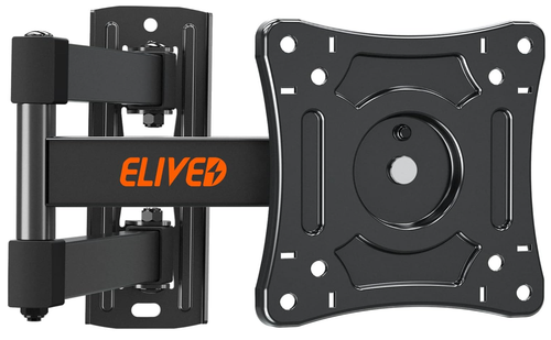 ELIVED TV Wall Bracket Tilt Swivel For 14-30 Inch TVs 15KG Slim Flat Movement - 第 1/8 張圖片