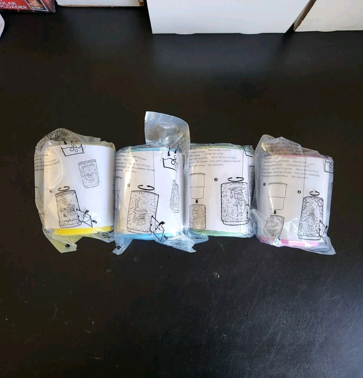 2024 Spongebob Tiki Cups Set - Spongebob Gary Plankton Sandy - Brand New Sealed