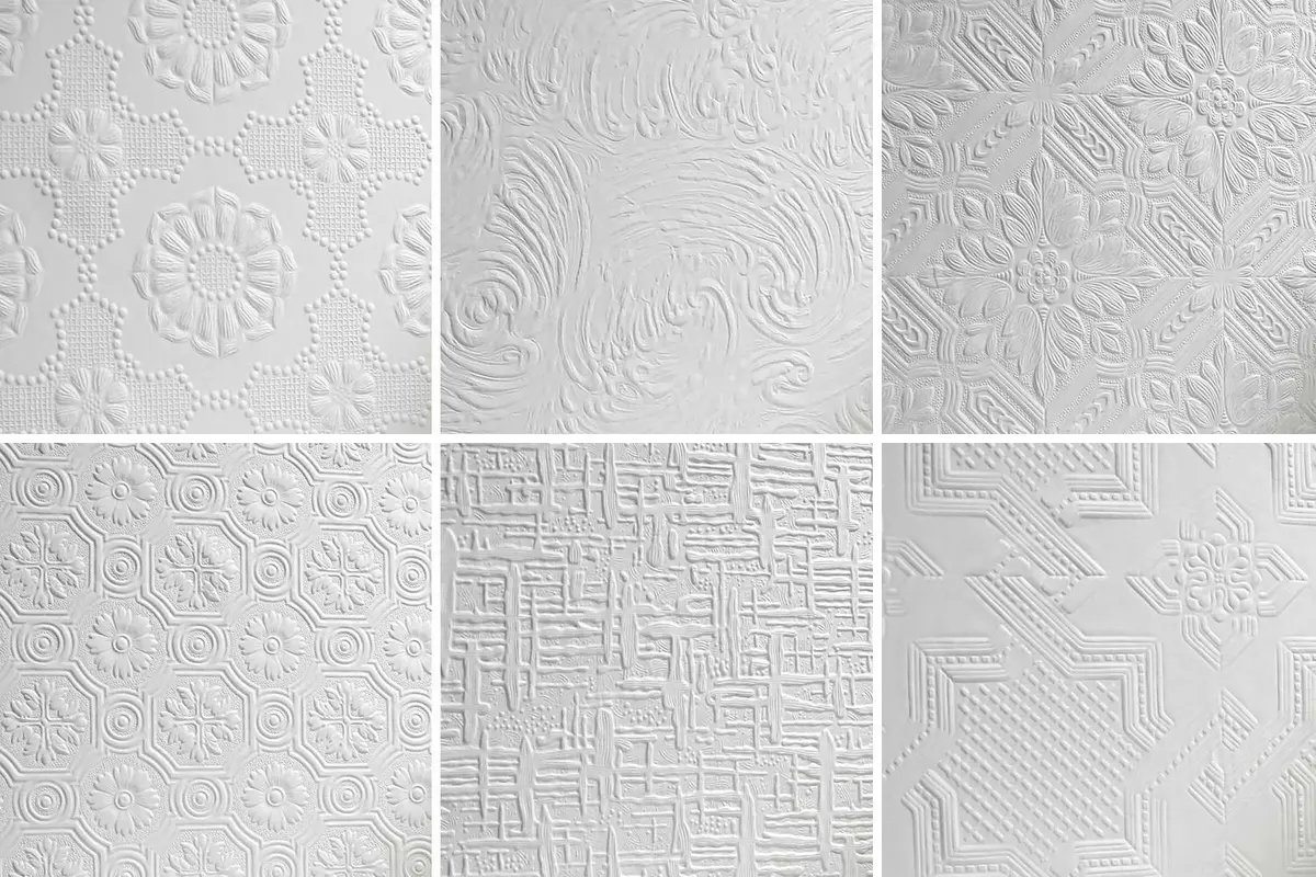 Richard Anaglypta Paintable Wallpaper White Textured Embossed Ceilings Vinyl