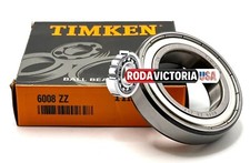 TIMKEN 6008 ZZ DEEP GROOVE BALL BEARING, METAL SHIELDED 40x68x15mm