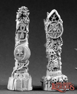 Reaper Miniatures Pillars Of Good & Evil Set - Dark Heaven Legends 25mm Scale