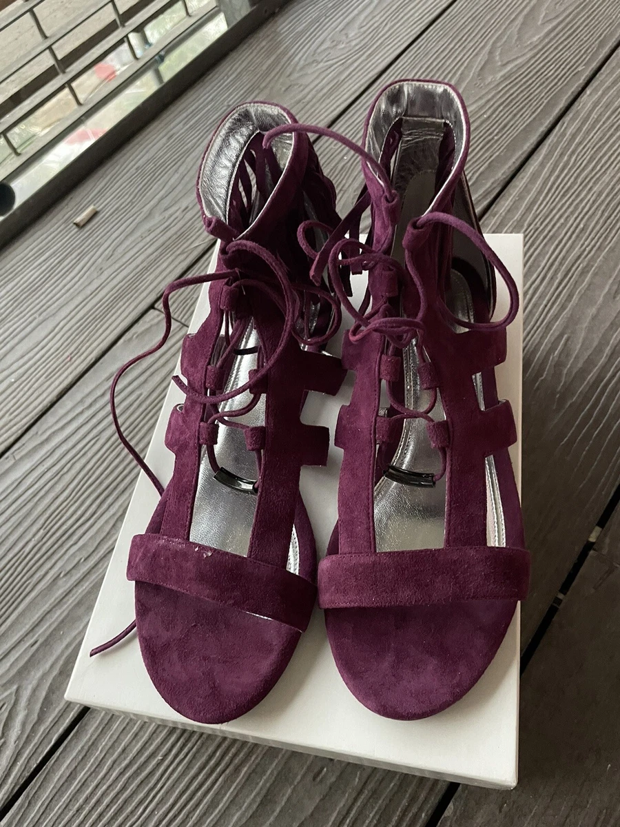 Purple gladiator shop sandals