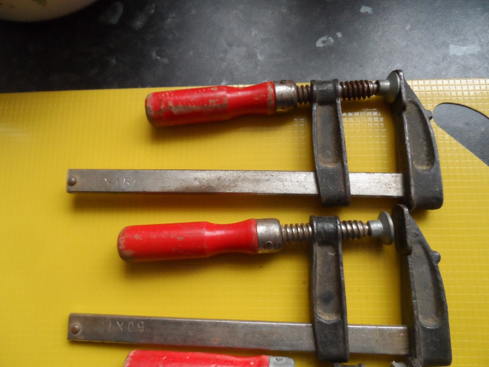 4 Vintage F clamps eBay