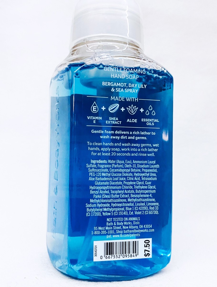 4 Bath & Body Works TURQUOISE WATERS Gentle Foaming Hand