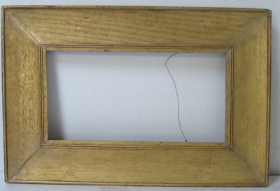ART DECO  GILDED WOOD FRAME FOR PAINTING, PRINT  12 1/2 x 6  1/2 INCH ( d-96)