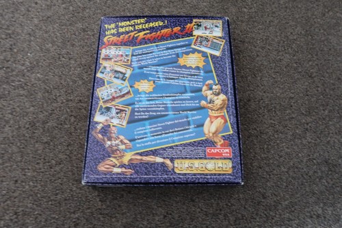Street Fighter II By US Gold ~ Original Boxed Amiga Game GC - Afbeelding 3 van 8