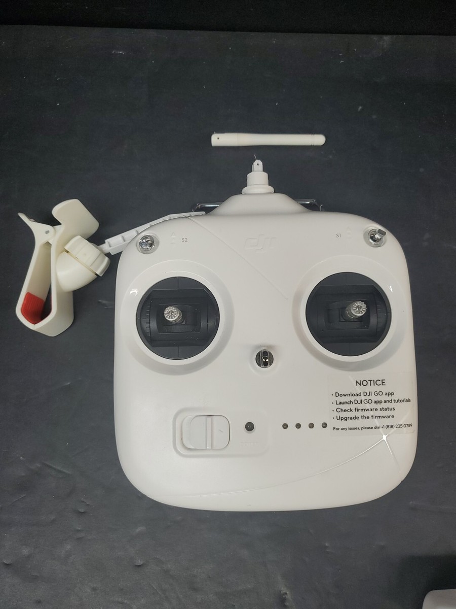 DJI Phantom 3 Standard Quadcopter Camera Drone - White AS IS