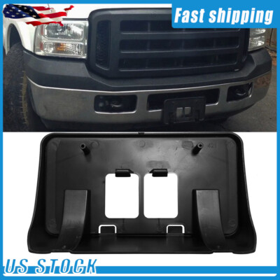 Front License Plate Tag Holder Bracket Fit 2005-2007 Ford Super Duty & Excursion