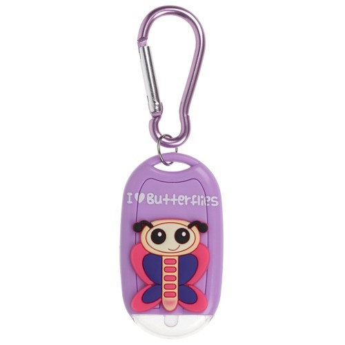 Kids Personalised Torch Keyring Novelty Mini LED Toy Light Carabiner Name Animal - Picture 17 of 370