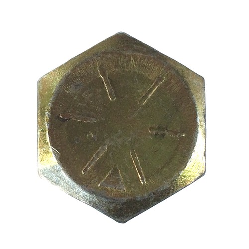 Stahl Sechskantbolzen 5/8" Durchmesser, Sechskantantrieb Zinkgelb-Chromat - Bild 5 von 8