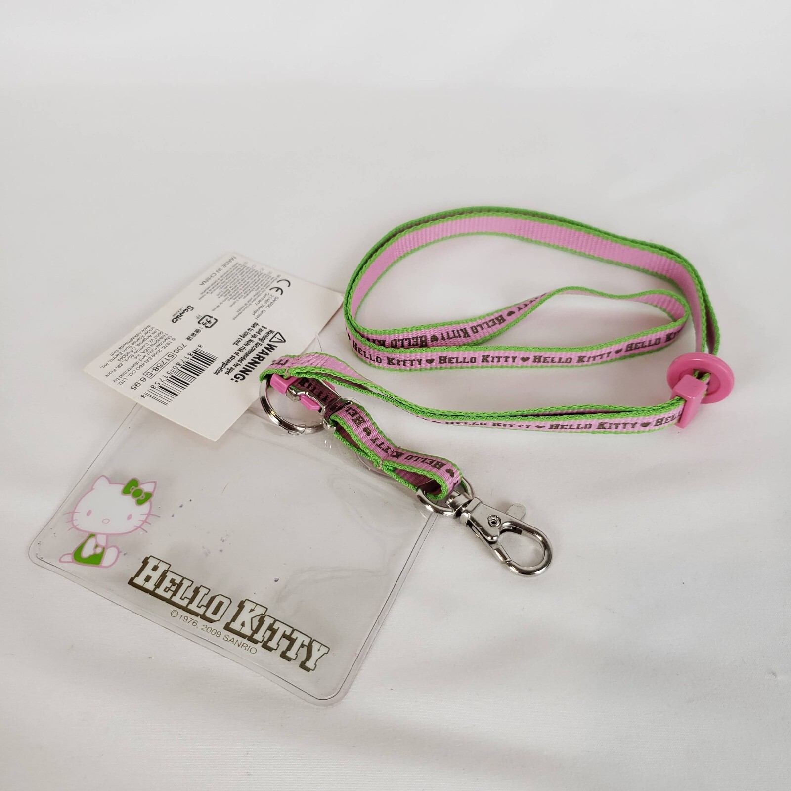 Sanrio Hello Kitty Lanyard ID Card Holder Character F… Gem