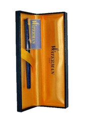 Waterman Rollerball  Executive Blue & Gold Ro...