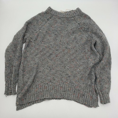 Grey Knit Pullover Sweater | eBay