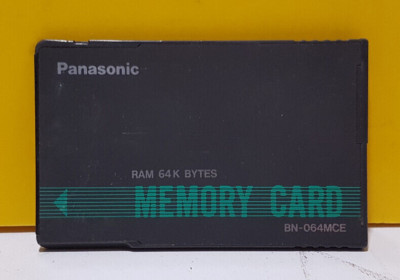 Panasonic Memory Card RAM 64 KB BN-064MCE PC Card | eBay