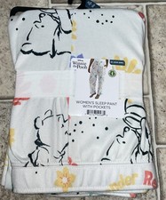 NWT Ladies Briefly Stated Disney Winnie The Pooh Sleep Pajama Pants 3X 22W-24W