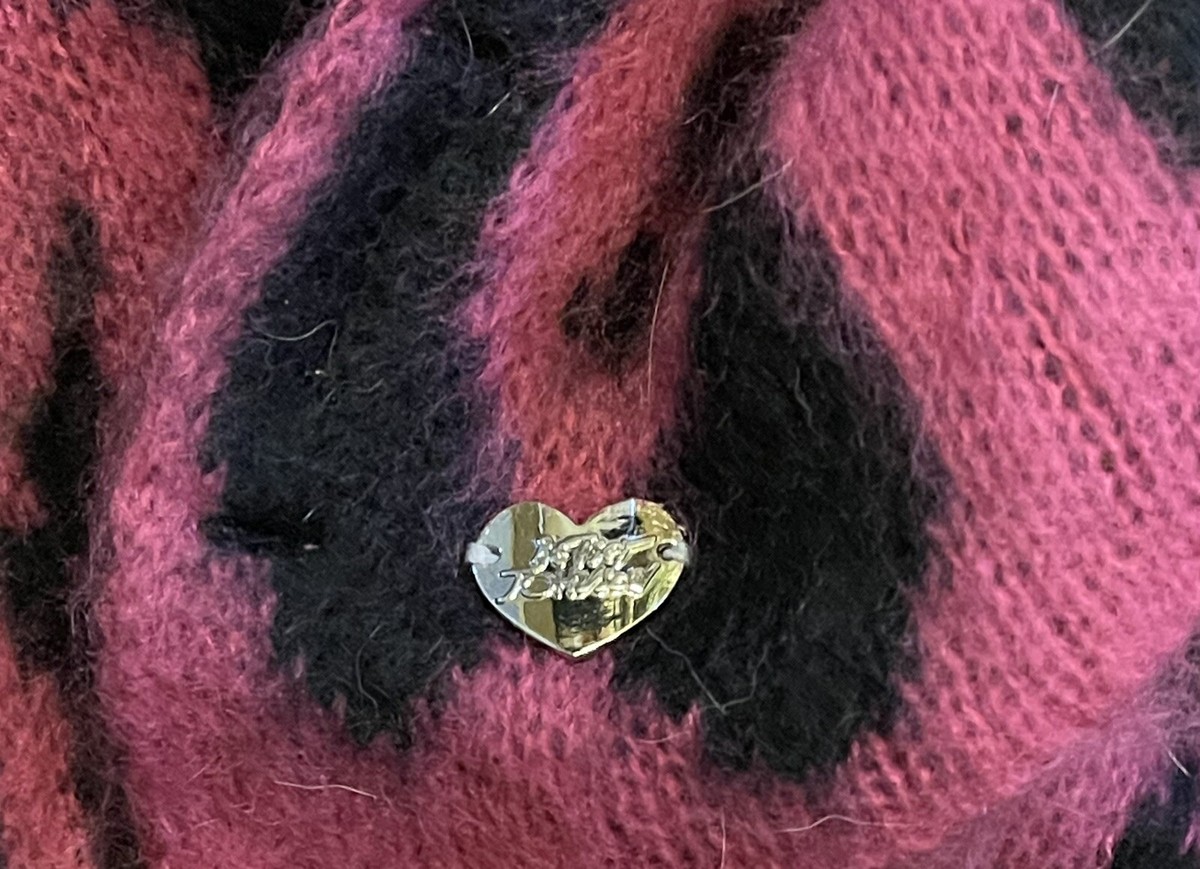 Betsey Johnson Winter Hat And Scarf Rose Pink Leopard Print  display picture 3
