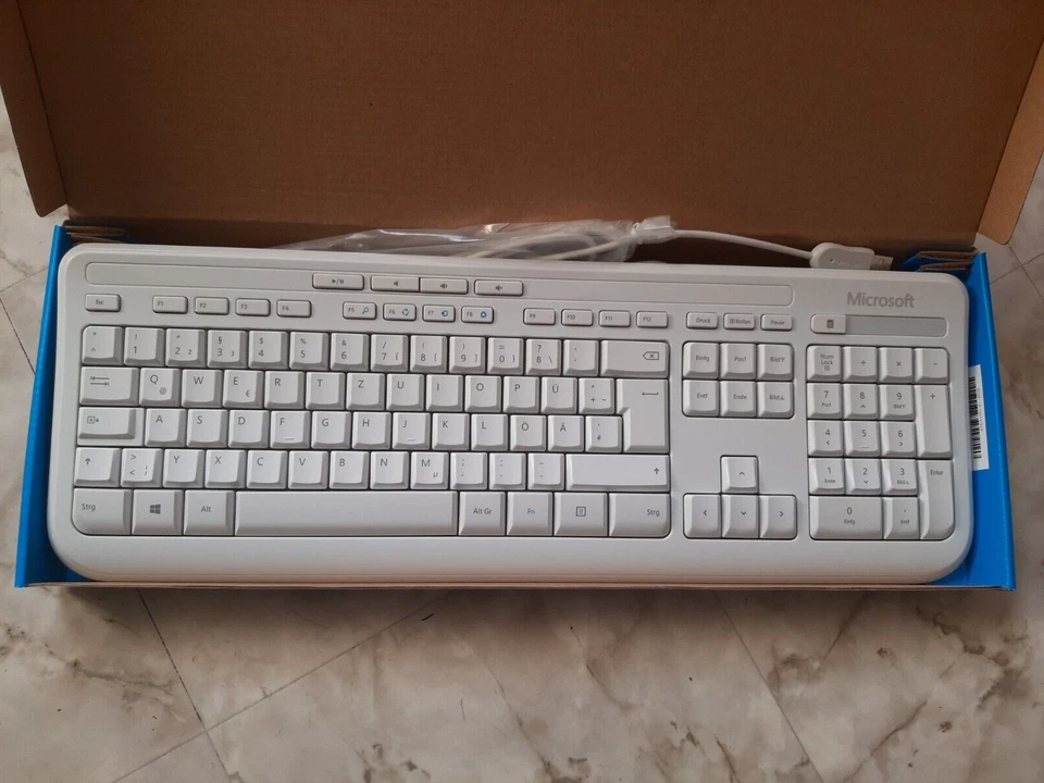 Microsoft Wired 600 Tastatur ANB-00028 *QWERTZ* *NOS* - Bild 4 von 4