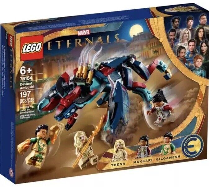 LEGO Disney 76154 Marvel Deviant Ambush Eternals Movie 197 Pieces with 3 Figures