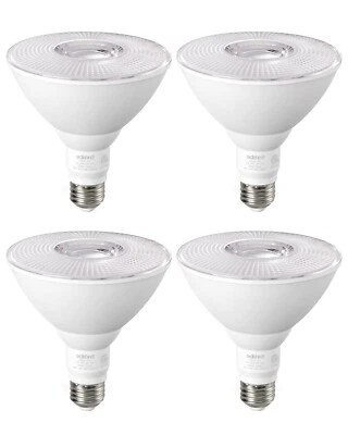 EDISHINE LED PAR38 Flood Light Outdoor Bulb 4 Pack,5000K Daylight 1800LM 18W