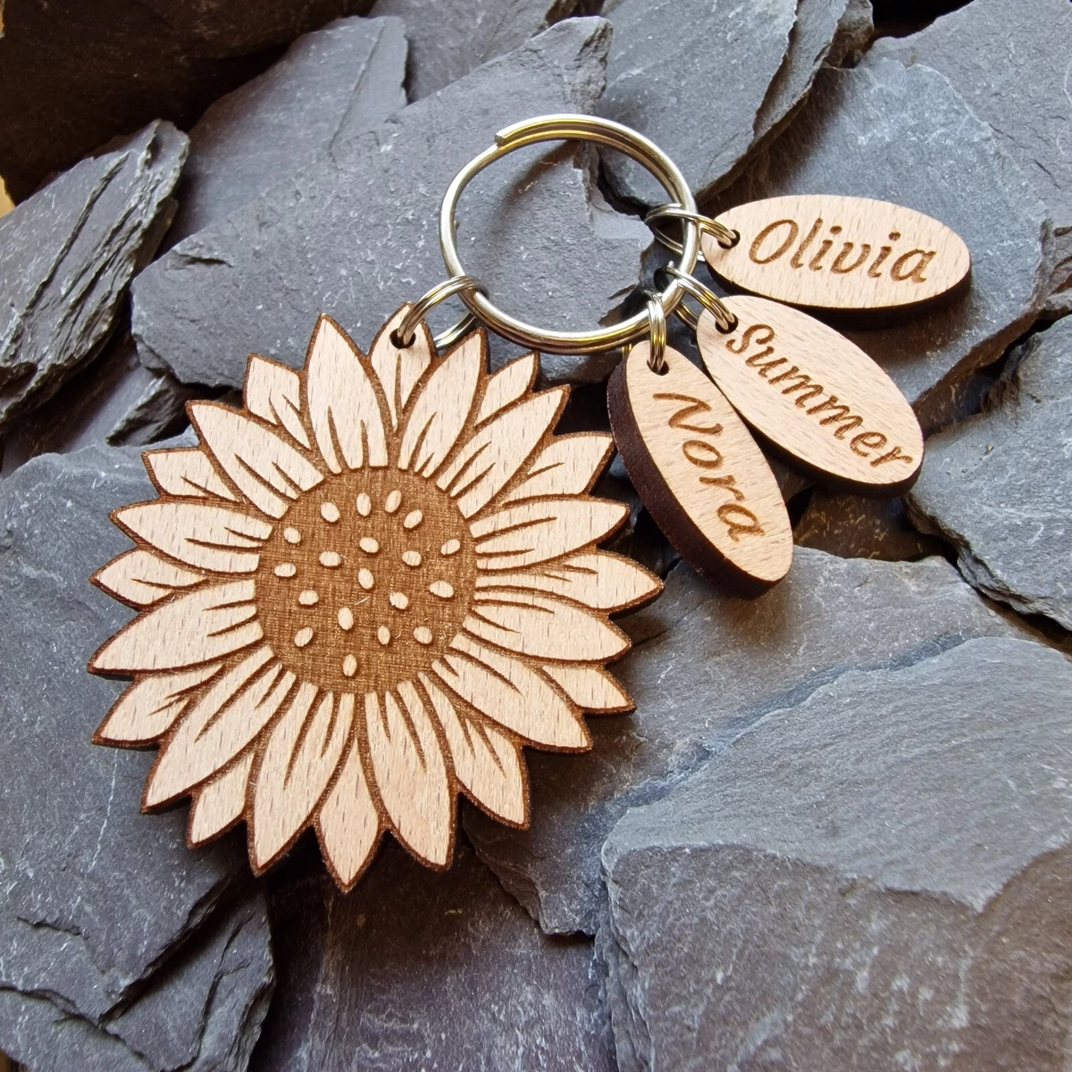 Sunflower keyring shop