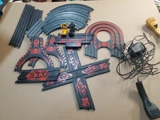 2007 Transformers Slot Car Set W/camaro & Police Car Micro Scalextric 