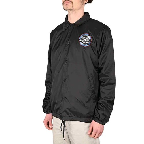 Santa Cruz Natas Gritando Panther Coach Chaqueta - Negro - Imagen 3 de 7