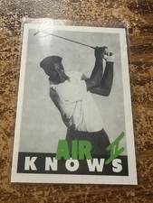 AIR KNOWS II Michael Jordan NMMT PROMO Card Golfing SP BULLS HOF