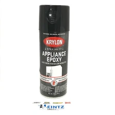 KRYLON 3206 BLACK Specialty Appliance Epoxy - Durable, Washable Enamel - 12 oz