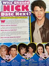 Nick Jonas, The Jonas Brothers, Full Page Vintage Pinup