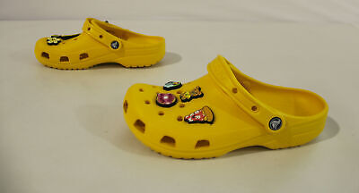 Crocs x Drew House Unisex Adult's Justin Bieber Classic Clogs FR7 Yellow  M:7 W:9 | eBay