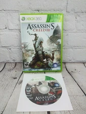 Assassin's Creed 3 III & Brotherhood (Microsoft Xbox 360) Video Game Lot