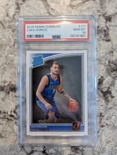 🔥LUKA DONCIC 2018 DONRUSS Rated ROOKIE CARD PSA 10!🔥LAKERS Mavericks