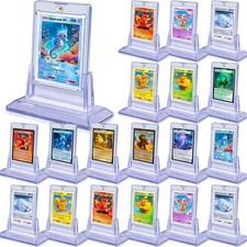 24Pcs Magnetic Card Holders for Trading Card, Baseball Card Protectors with 2...