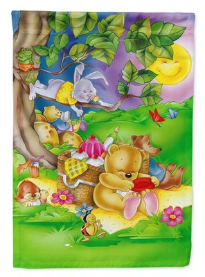 Caroline's Treasures APH0976GF Picnic Time Animals Garden Flag 11.25'' x 15.5''