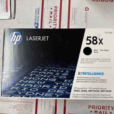 HP 58X Black High-Yield Genuine LaserJet Toner Cartridge CF258X OEM