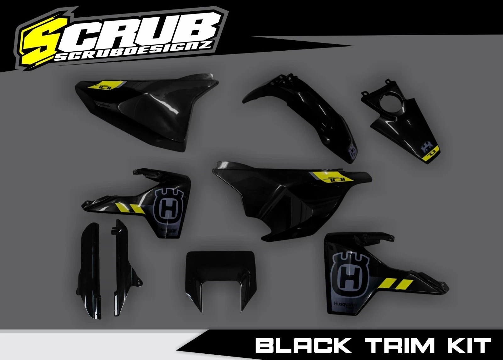 Plastics + Graphics Husqvarna 701 Supermoto 2016-2024 (Graphics