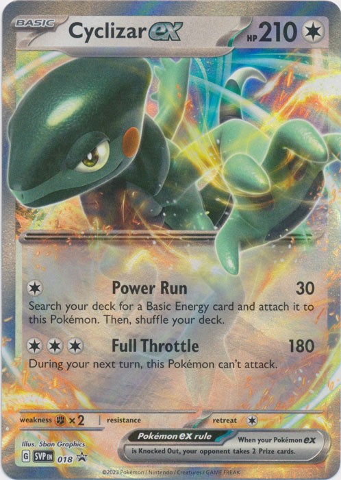 Holo Cyclizar ex 018 Promo SV: Scarlet & Violet Promo Cards