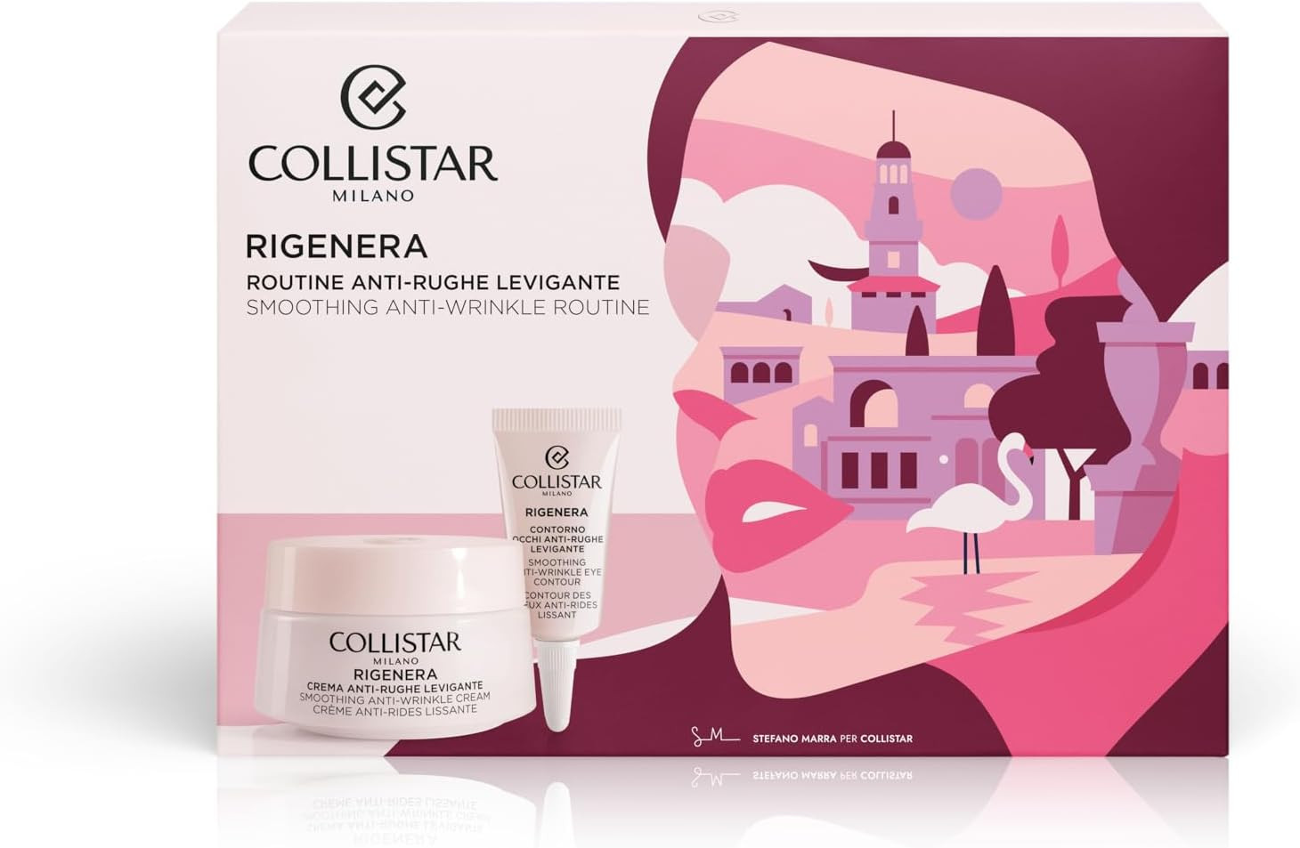 Collistar Rigenera Cofanetto Donna: Kit Antirughe Levigante + Pochette L