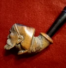 ORIGINAL CIVIL WAR ERA WOOD CARVED SMOKING PIPE CAPTAIN DAVID TAYLOR 113TH OHIO